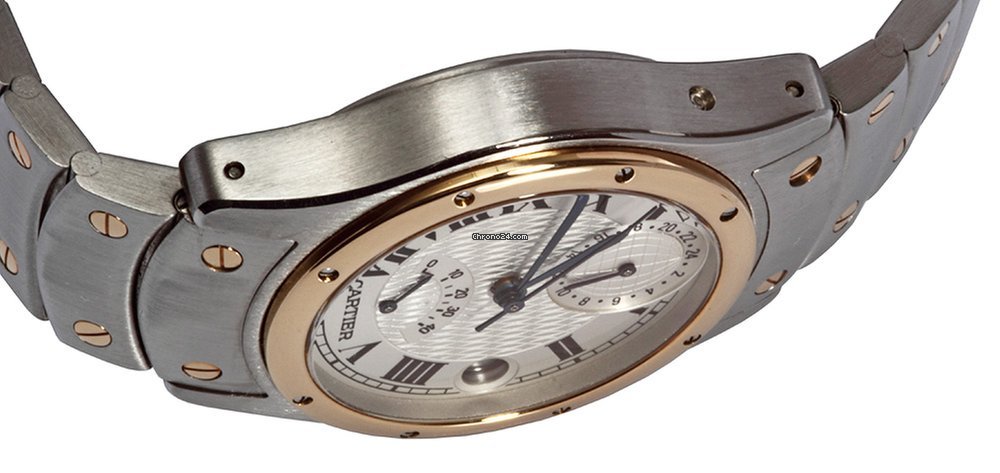 IMG_9081 Cartier Santos Mens watch Unisex Automatic Gold Steel W20038R3 Replica 6