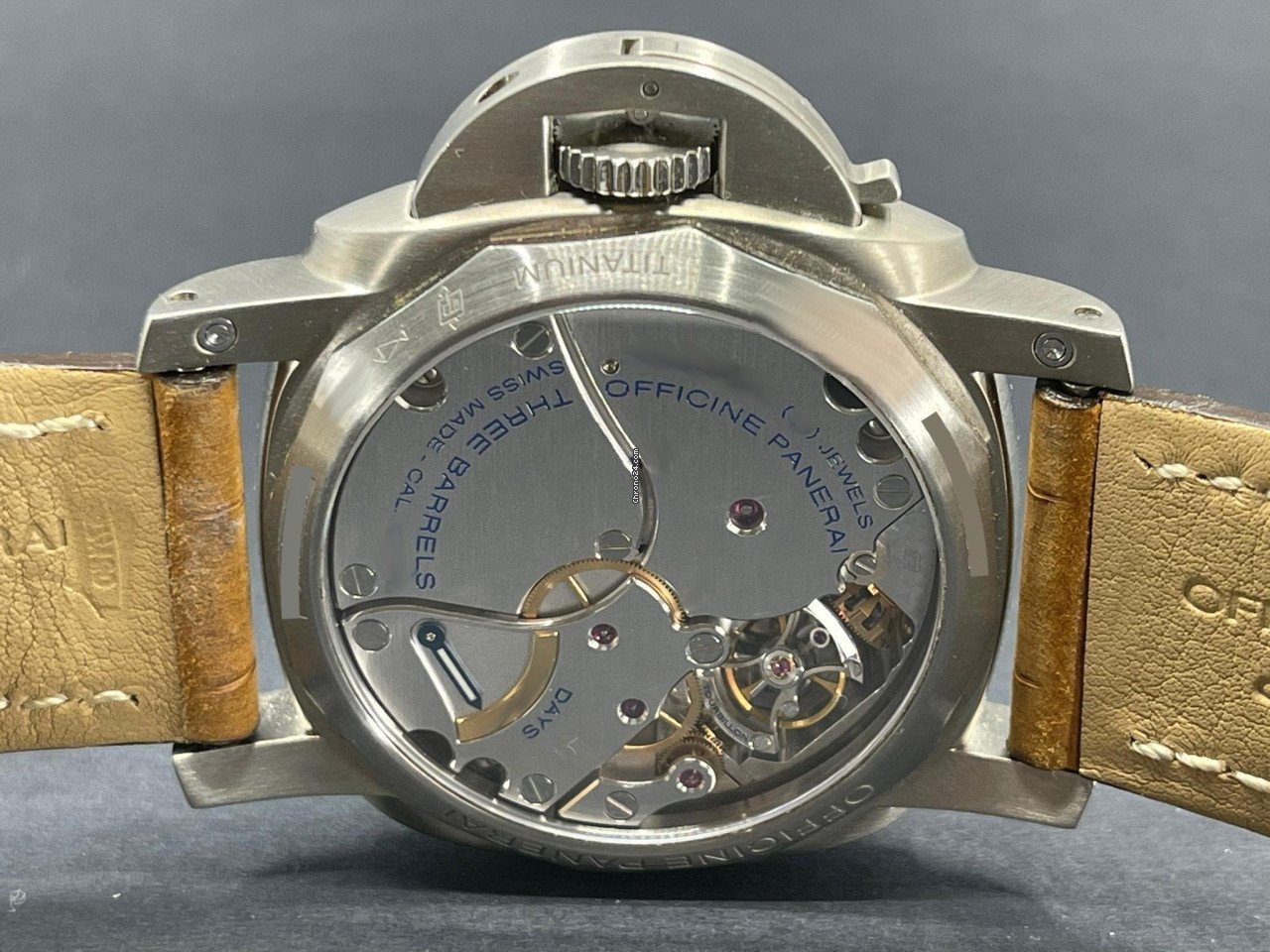 IMG_9081 Panerai Special Editions Manual winding Titanium PAM00306 Replica 6