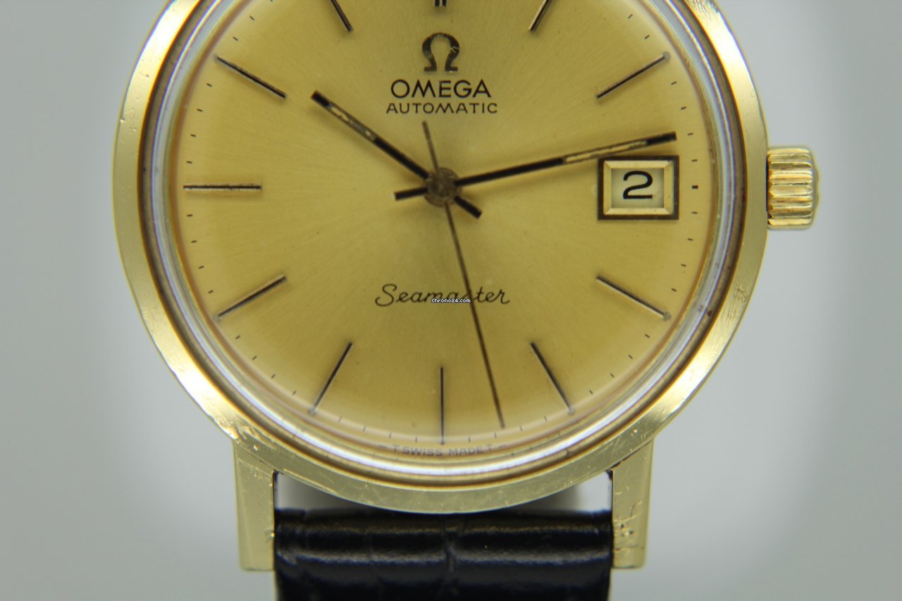 IMG_9081 Omega Seamaster Mens watch Unisex Automatic Yellow gold 961409 Replica 6