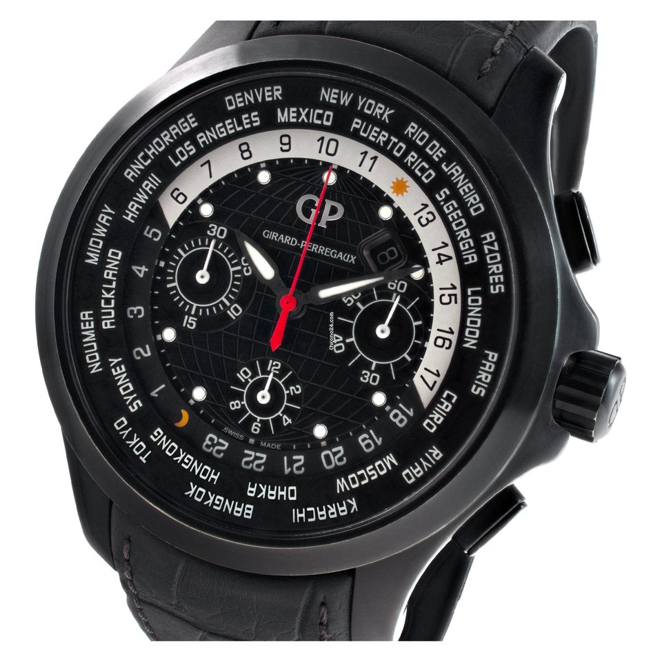 Girard Perregaux Traveller Mens watch Unisex Automatic Titanium 49700-21-631 BB6C Replica 6