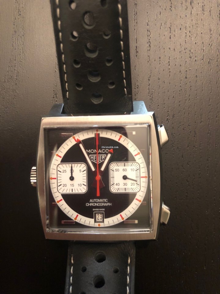 TAG Heuer Monaco Mens watch Unisex Automatic Steel CAW211Y.FC6469 Replica 6