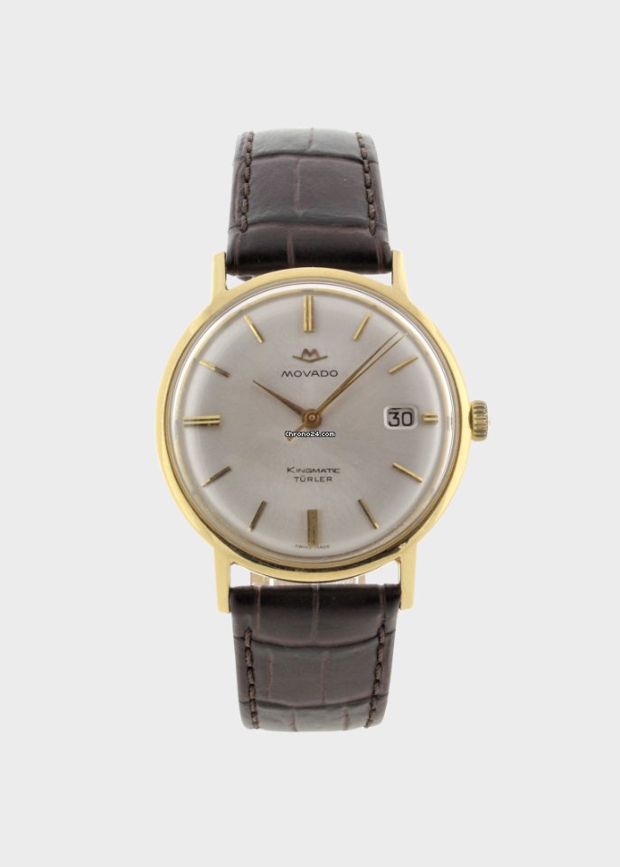 IMG_9081 Movado Kingmatic Mens watch Unisex Automatic Yellow gold 5261 Replica 6
