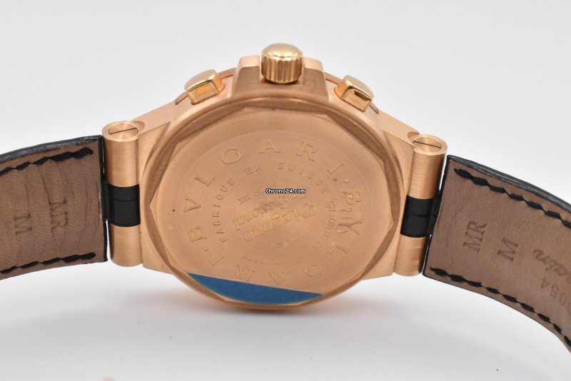 IMG_9081 Bulgari Diagono Mens watch Unisex Automatic Yellow gold CH.40.G.TA Replica 6
