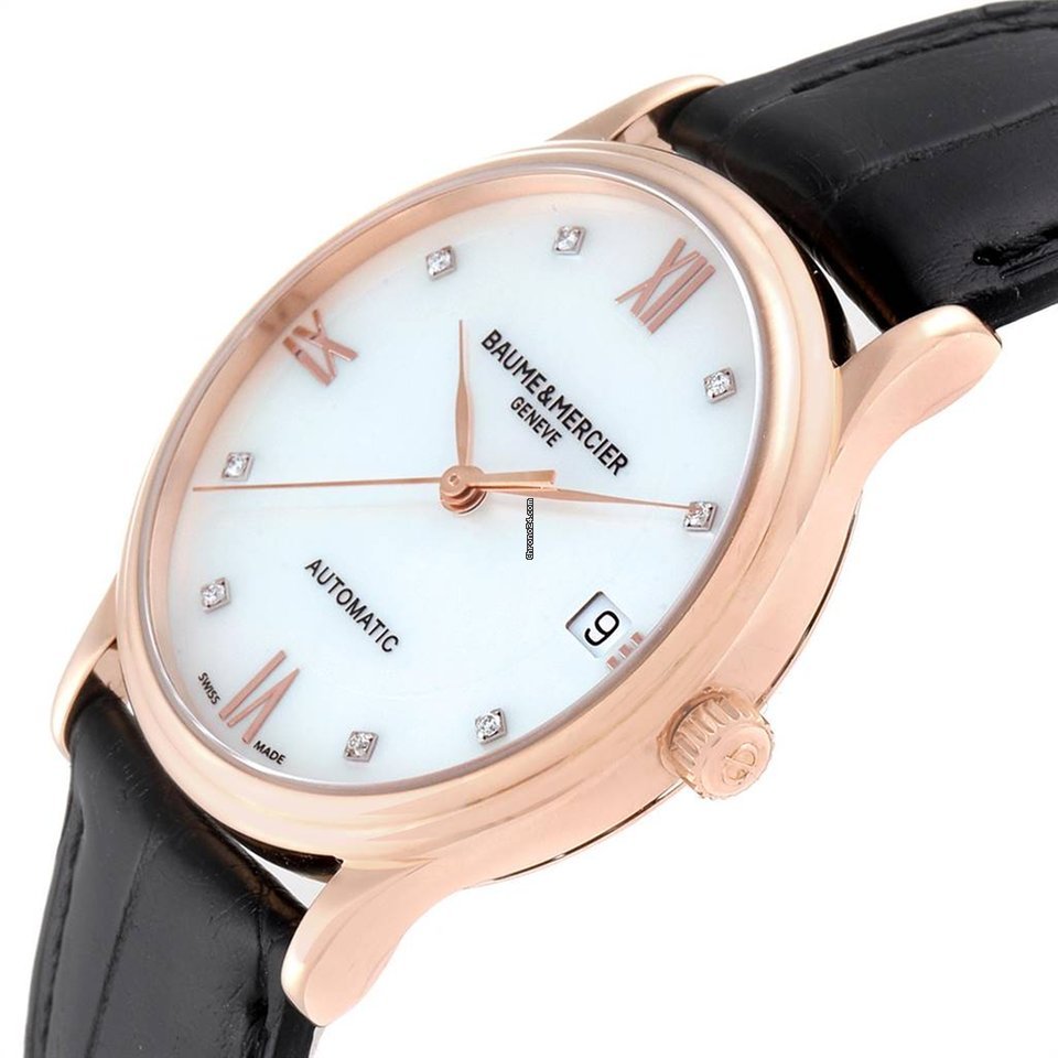 IMG_9081 Baume & Mercier Classima Mens watch Unisex Automatic Rose gold 10077 Replica 6