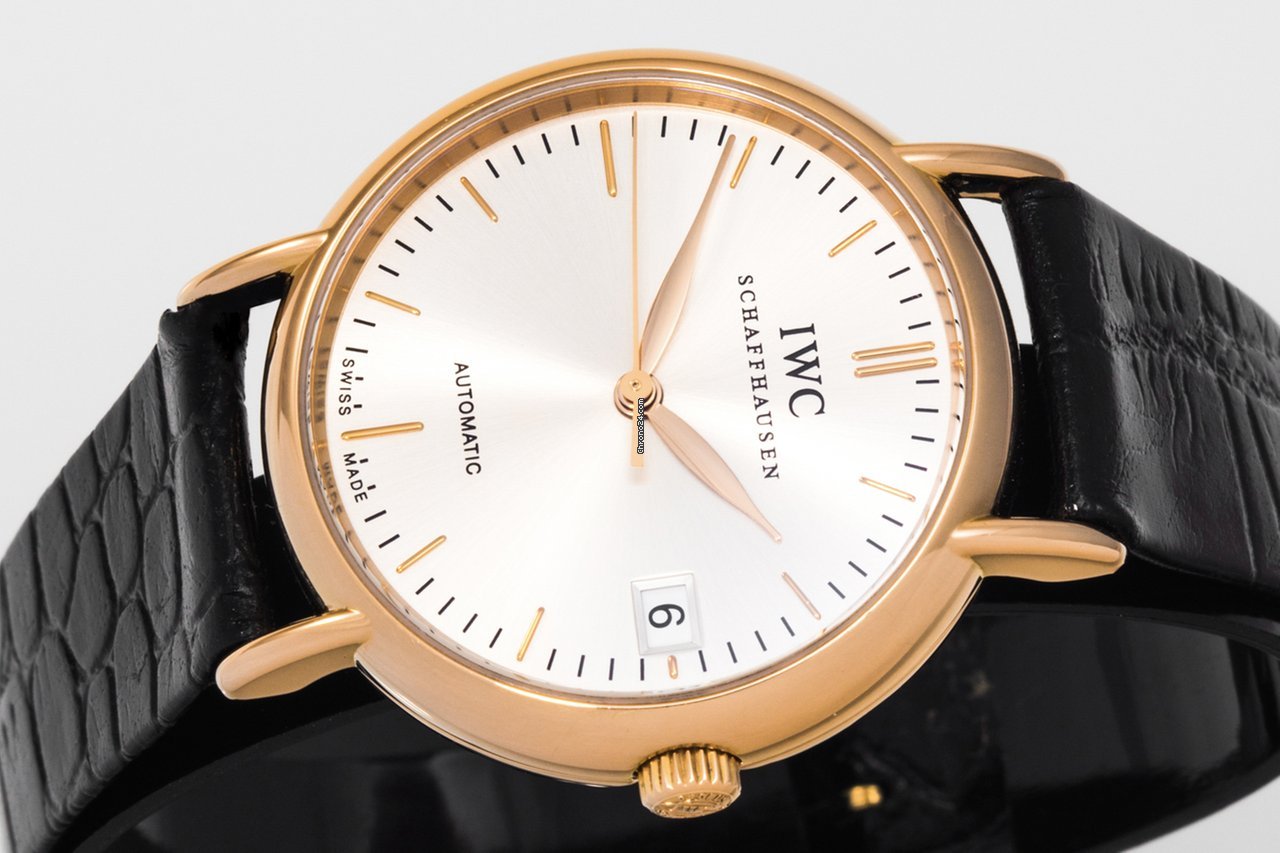 IWC Portofino Mens watch Unisex Automatic Rose gold IW356403 Replica 6