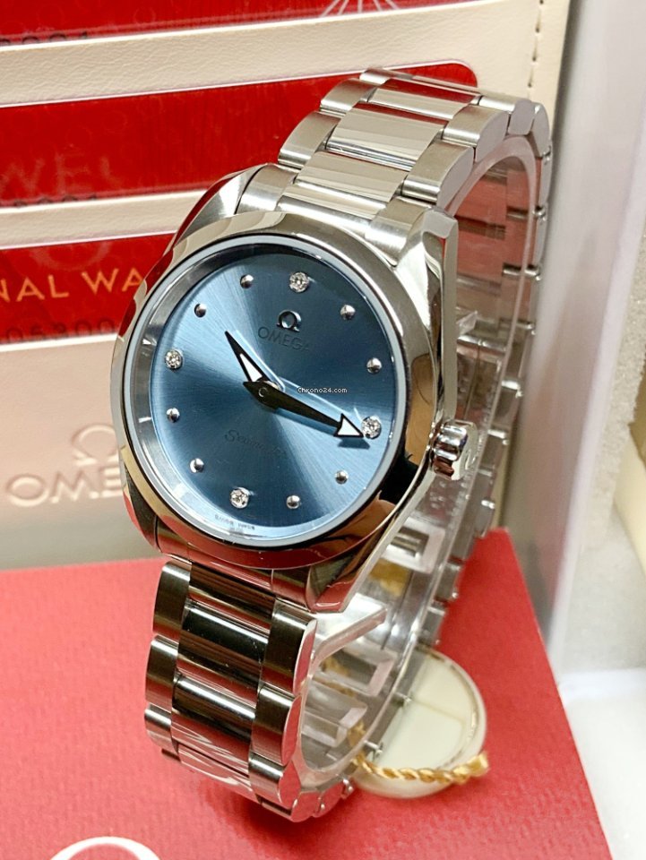 IMG_9081 Omega Seamaster Aqua Terra Womens watch Quartz Steel 220.10.28.60.53.001 Replica 6