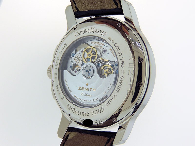 IMG_9081 Zenith Academy Mens watch Unisex Automatic White gold 65.1260.4005 Replica 6
