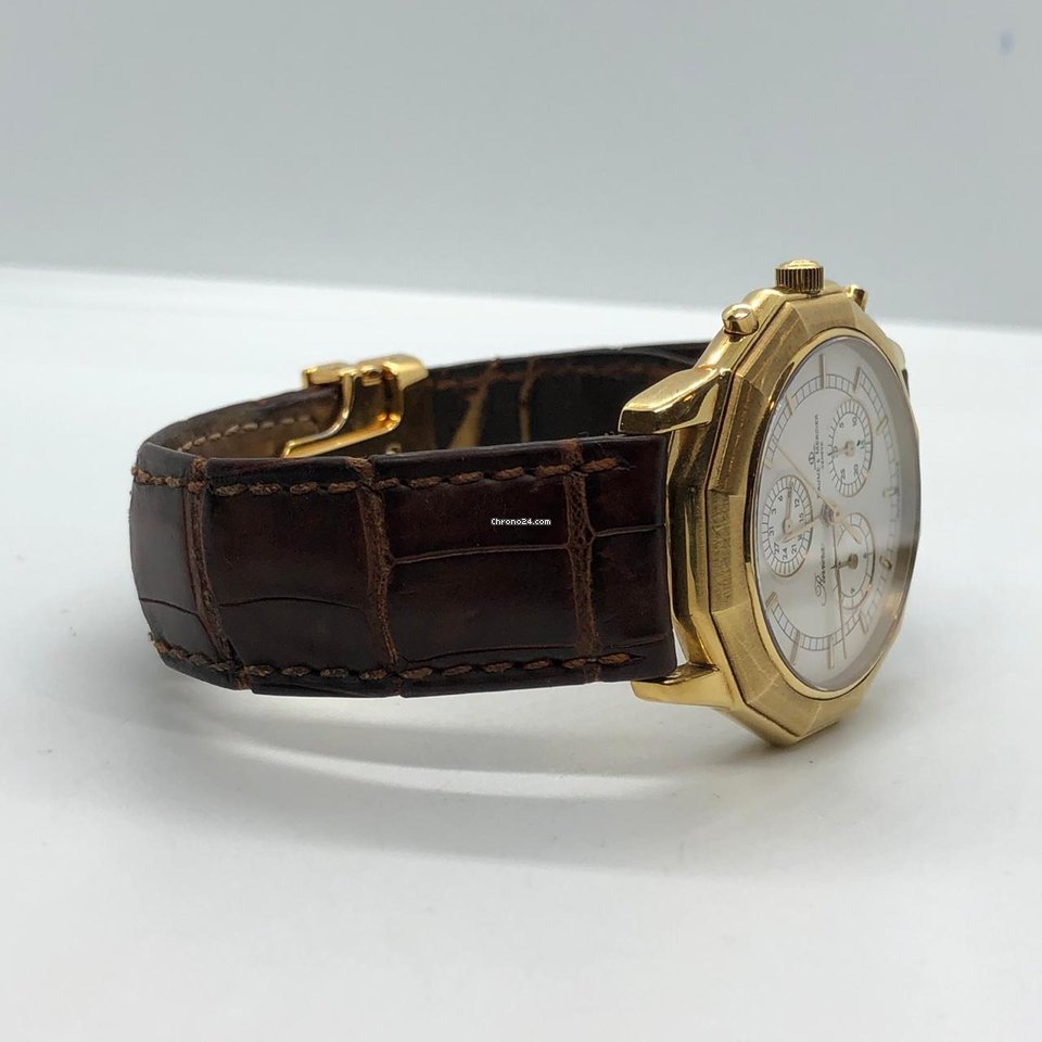 Baume & Mercier Riviera Mens watch Unisex Quartz Yellow gold MV045041 Replica 6