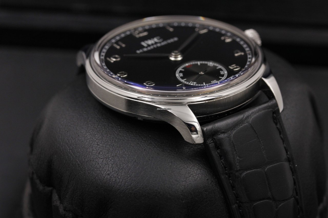 IWC Portuguese Hand-Wound Steel IW5454-07 Replica 6
