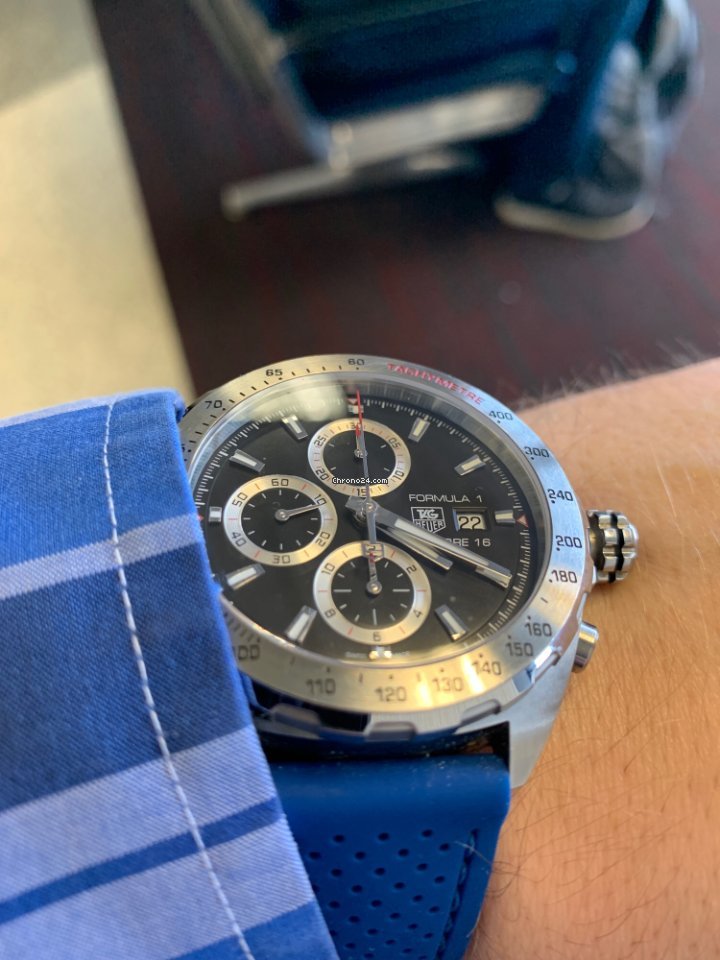 IMG_9081 TAG Heuer Formula 1 Calibre 16 Mens watch Unisex Automatic Steel CAZ2010.FT8024 Replica 6