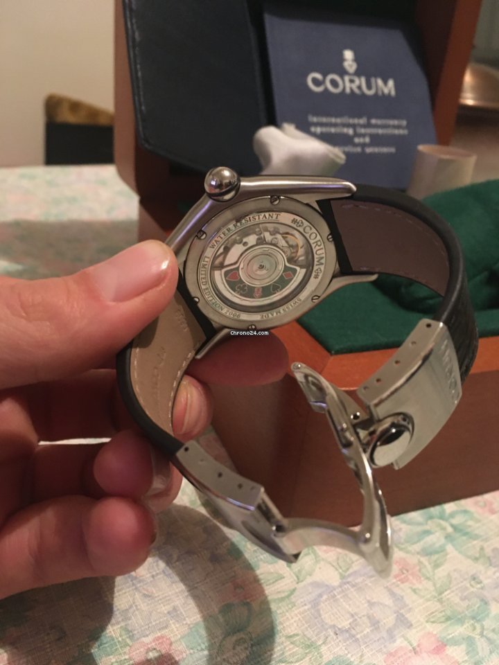 IMG_9081 Corum Bubble Mens watch Unisex Automatic 082 170 20 Replica 6