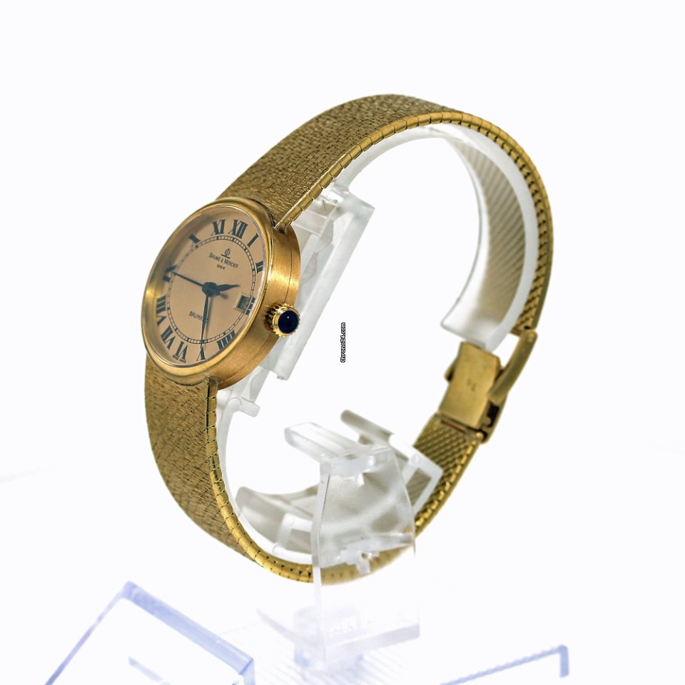 Baume & Mercier Automatic Yellow gold Baume & Mercier Baumatic Ref.370631 Replica 6