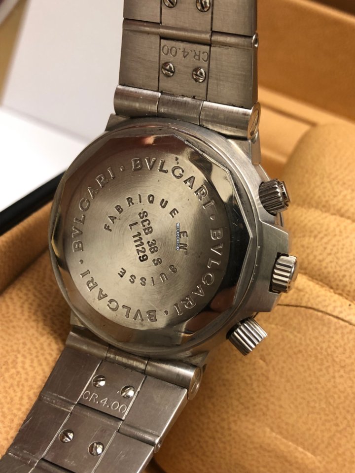 Bulgari Diagono Mens watch Unisex Automatic Steel SCB38S Replica 6