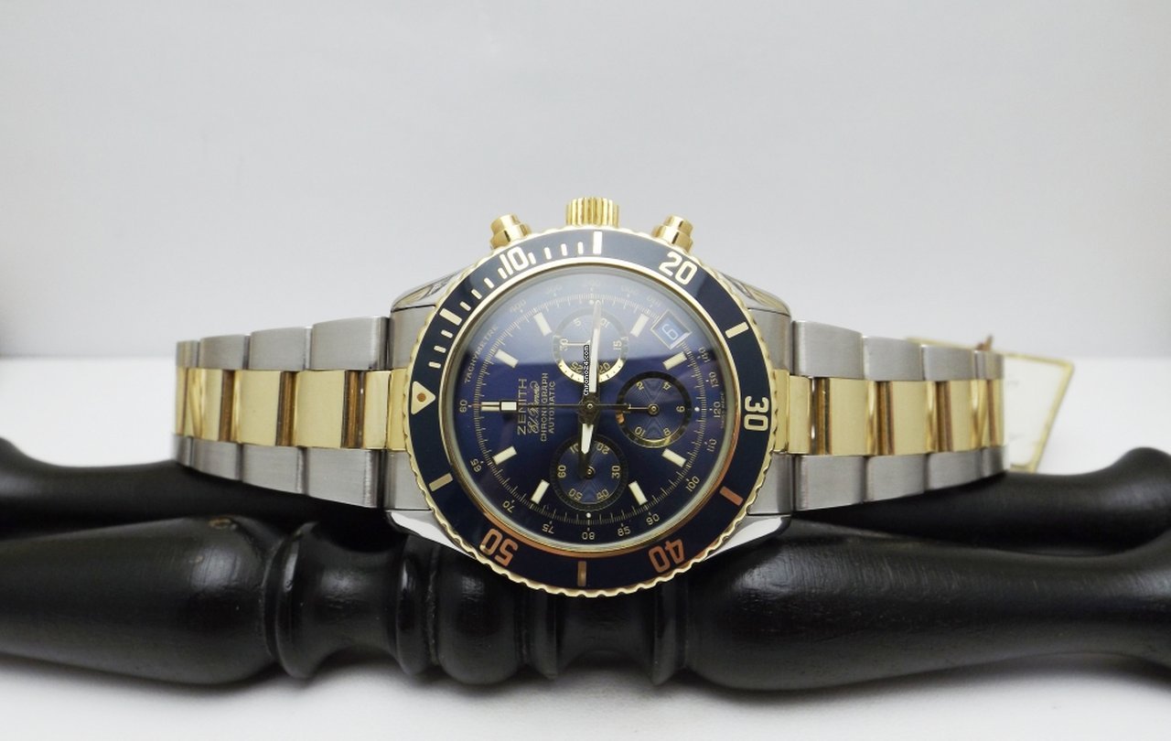 IMG_9081 Zenith El Primero Mens watch Unisex Automatic Gold Steel 89.0315.400 Replica 6