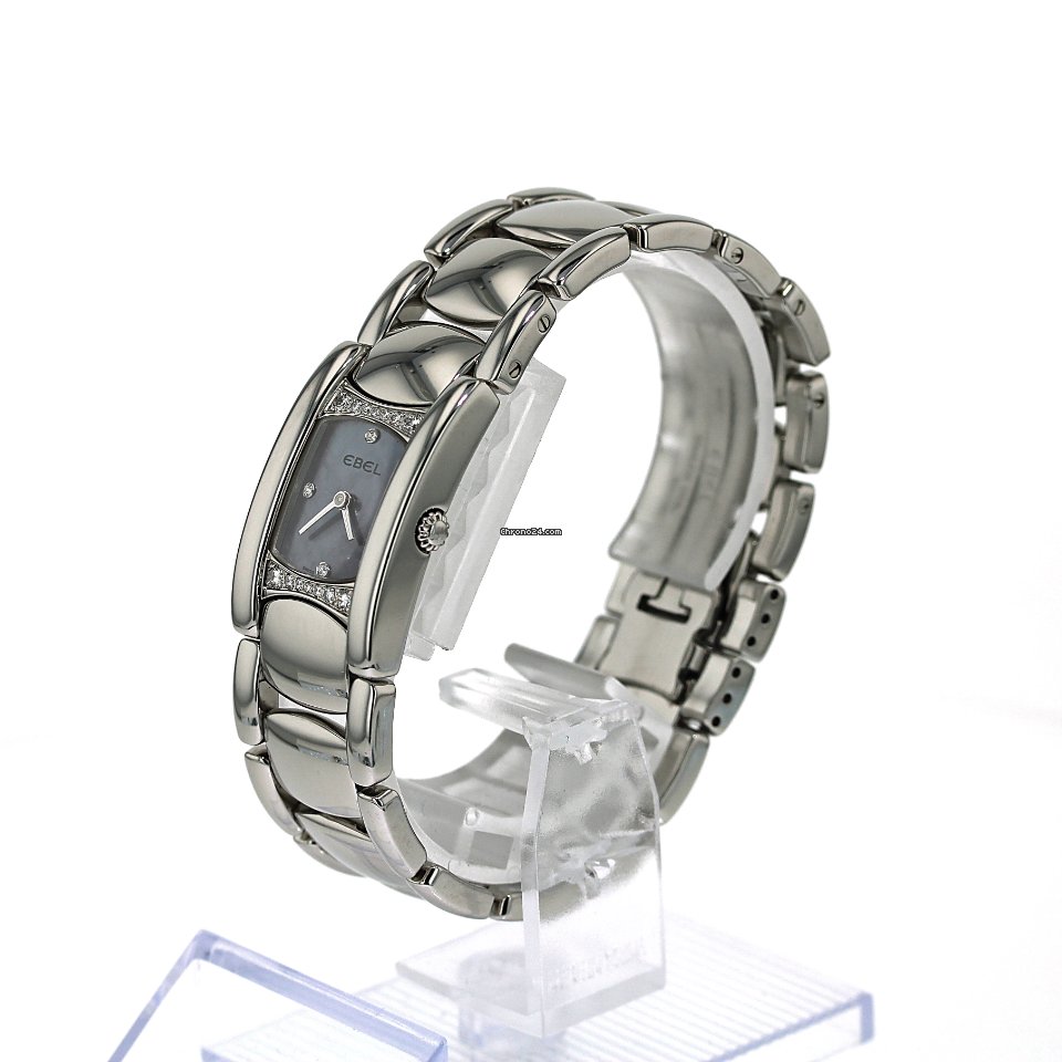 IMG_9081 Ebel Beluga Womens watch Quartz Steel 9057A28 Replica 6