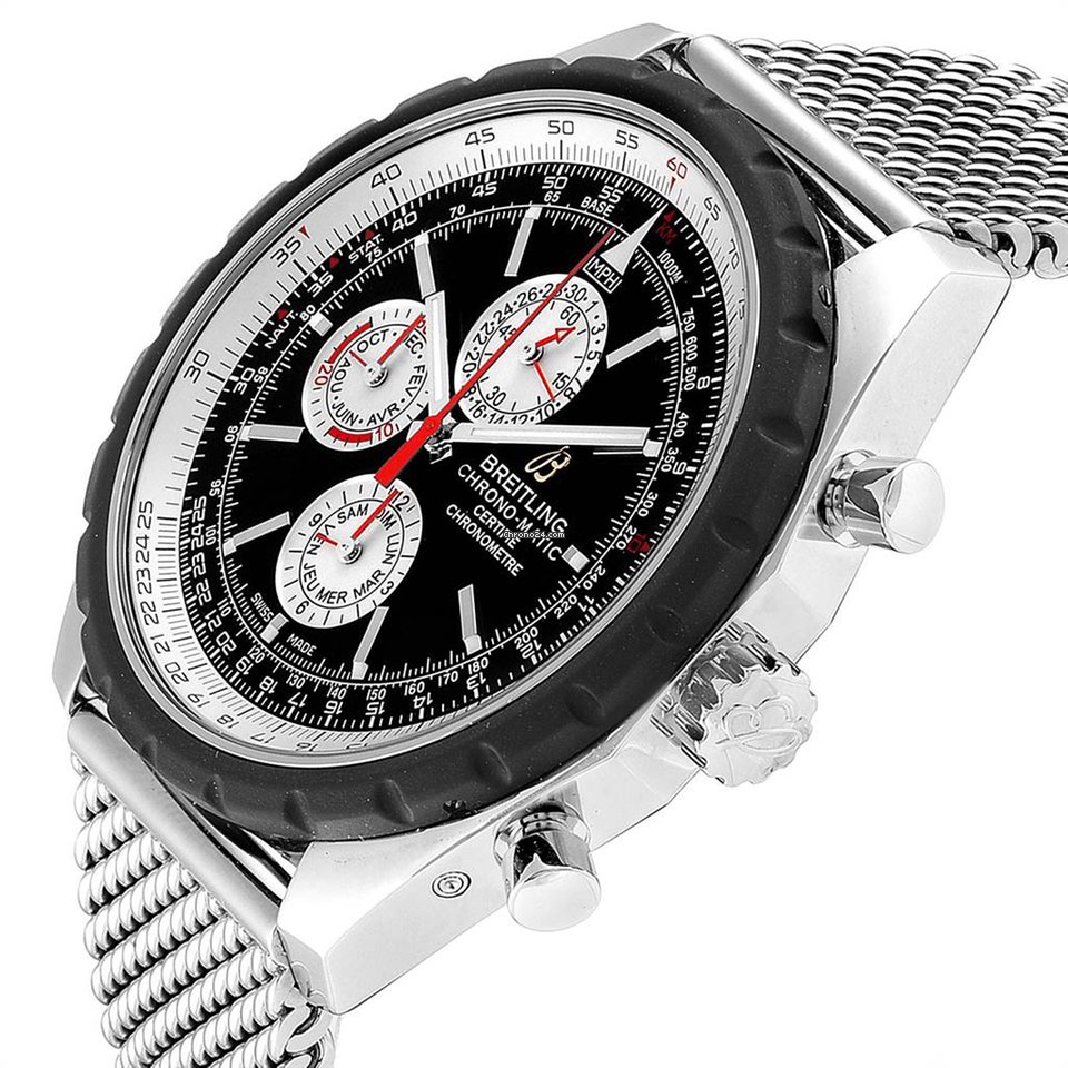 IMG_9081 Breitling Chrono-Matic 1461 Mens watch Unisex Automatic Steel A19360 Replica 6