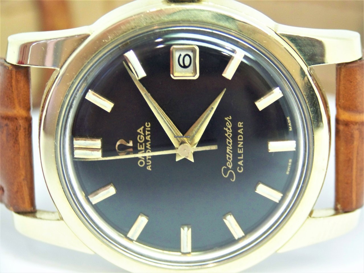 IMG_9081 Omega Seamaster Mens watch Unisex Automatic Gold Steel 2849-2 Replica 6
