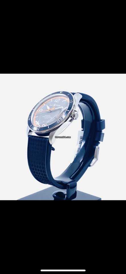 Bell & Ross BR V2 Mens watch Unisex Automatic Steel BRV292-ORA-ST SRB Replica 6