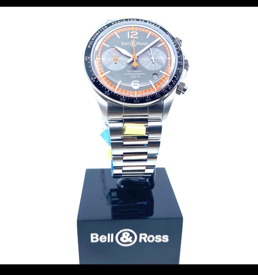 IMG_9081 Bell & Ross BR V2 Mens watch Unisex Automatic Steel BRV294-ORA-ST SST Replica 6