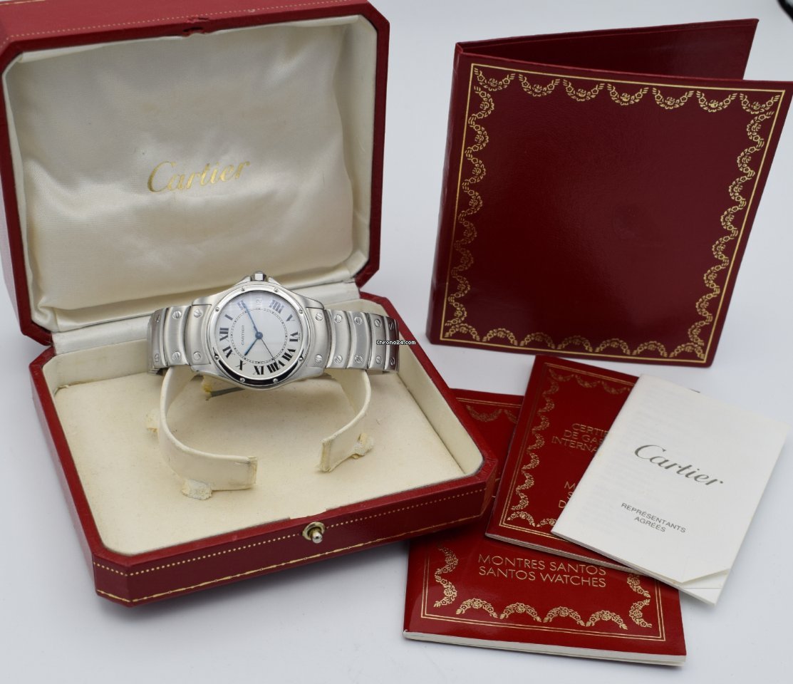 Cartier Santos Mens watch Unisex Automatic Steel 1920-1 Replica 6