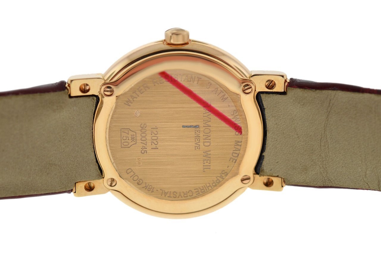 Raymond Weil Othello Womens watch Quartz Yellow gold 12021-GS-00480 Replica 6