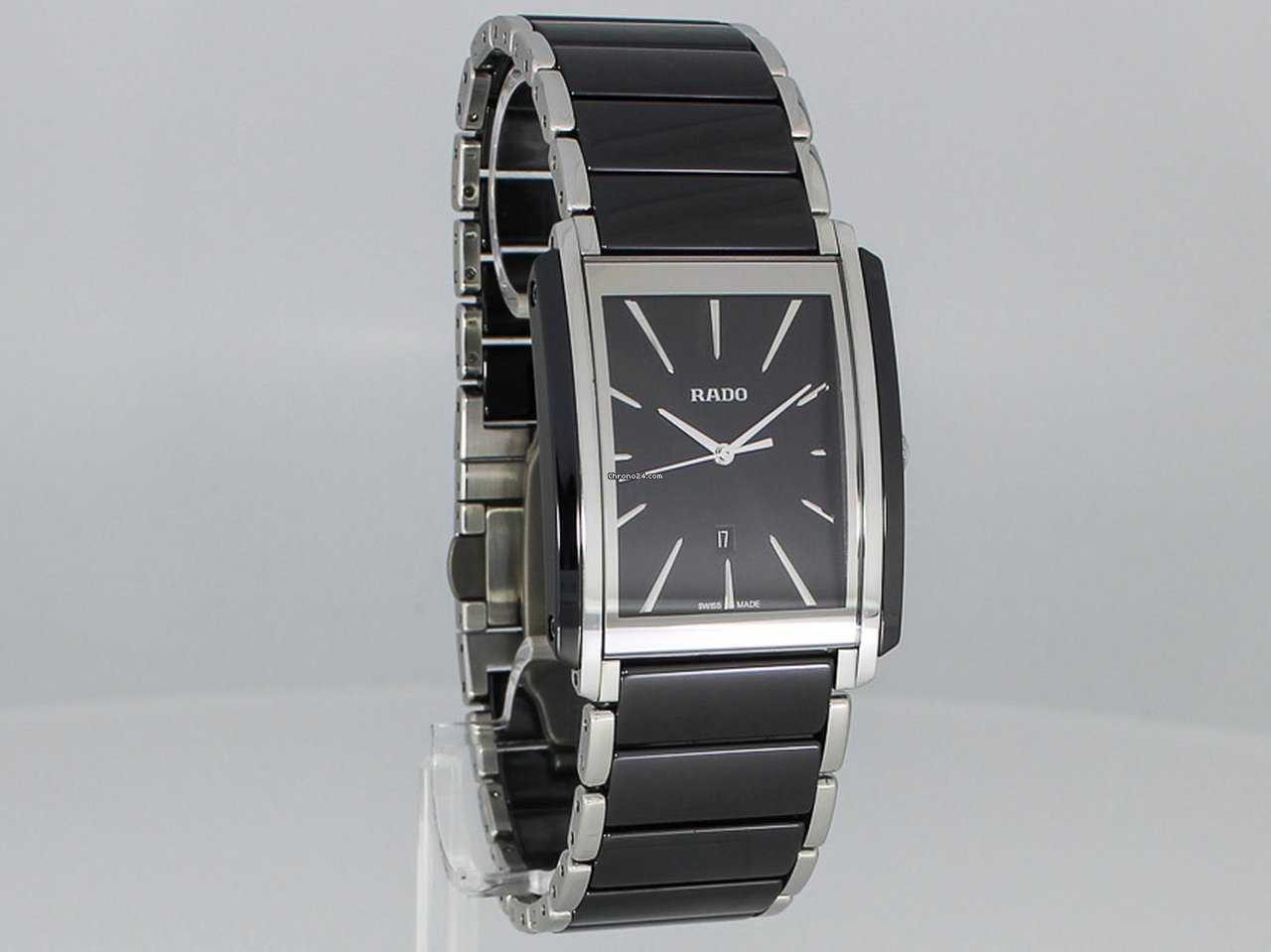 IMG_9081 Rado Integral Mens watch Unisex Quartz Ceramic R20963152 Replica 6