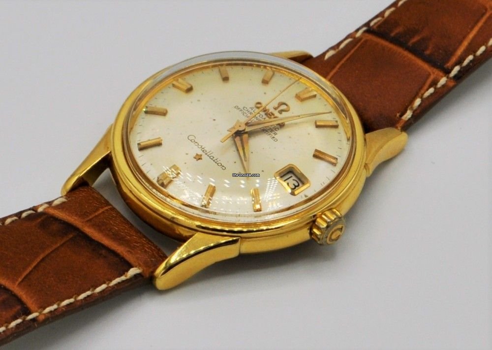 Omega Constellation Mens watch Unisex Automatic Yellow gold 1685415 Replica 6