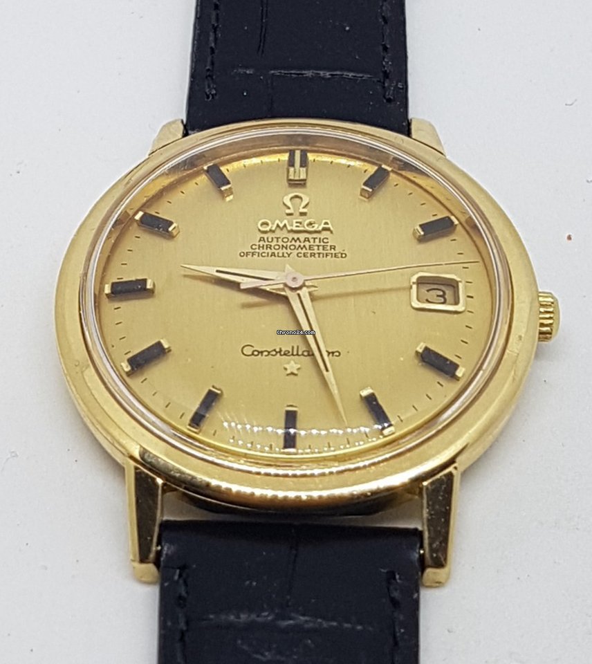 IMG_9081 Omega Constellation Mens watch Unisex Automatic Yellow gold 26310414 Replica 6