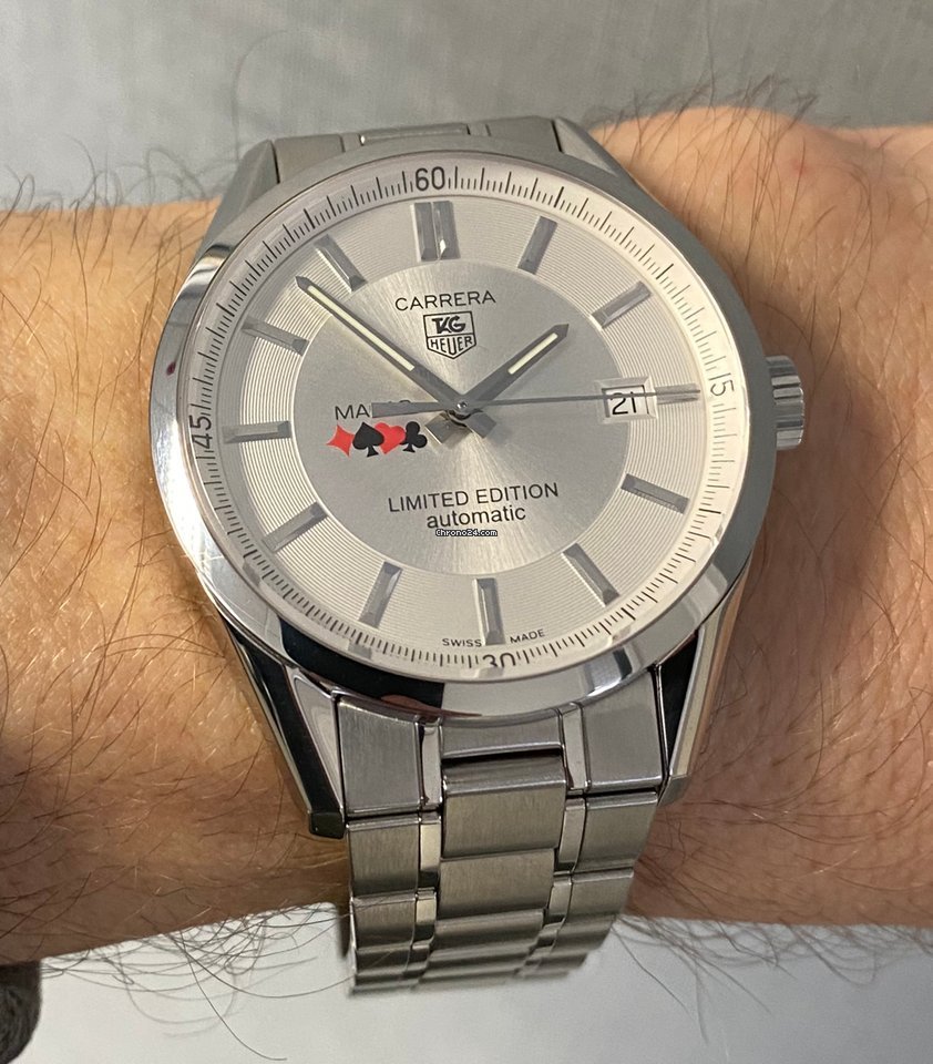 IMG_9081 TAG Heuer Carrera Mens watch Unisex Automatic Steel WV211X.BA0787 Replica 6