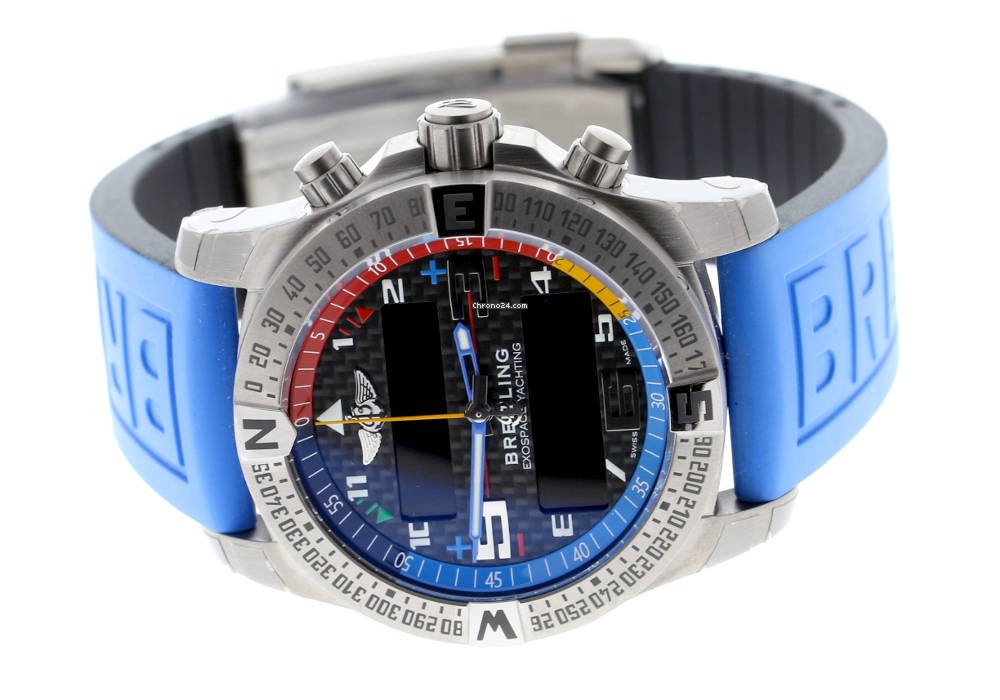 IMG_9081 Breitling Exospace B55 Connected Mens watch Unisex Quartz Titanium EB5512221B1S1 Replica 6