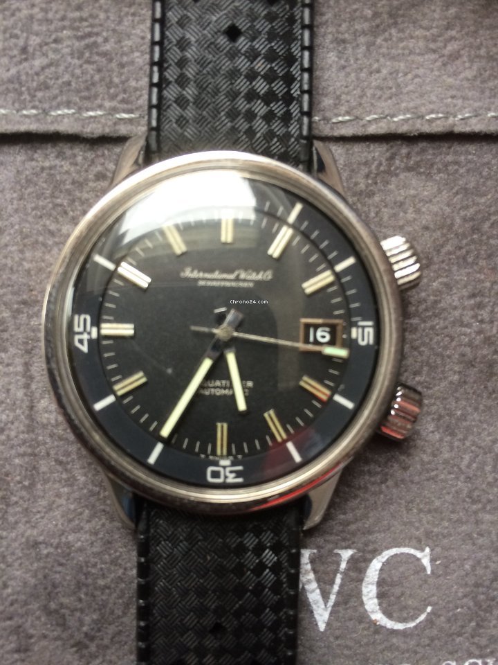 IWC Aquatimer Mens watch Unisex Manual winding Steel 812 AD Kompressor mit IWC Box Replica 6