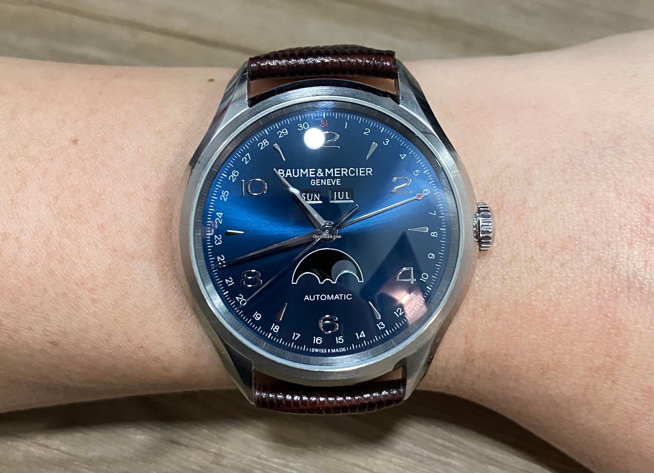 IMG_9081 Baume & Mercier Clifton Mens watch Unisex Automatic Steel MOA10057 Replica 6