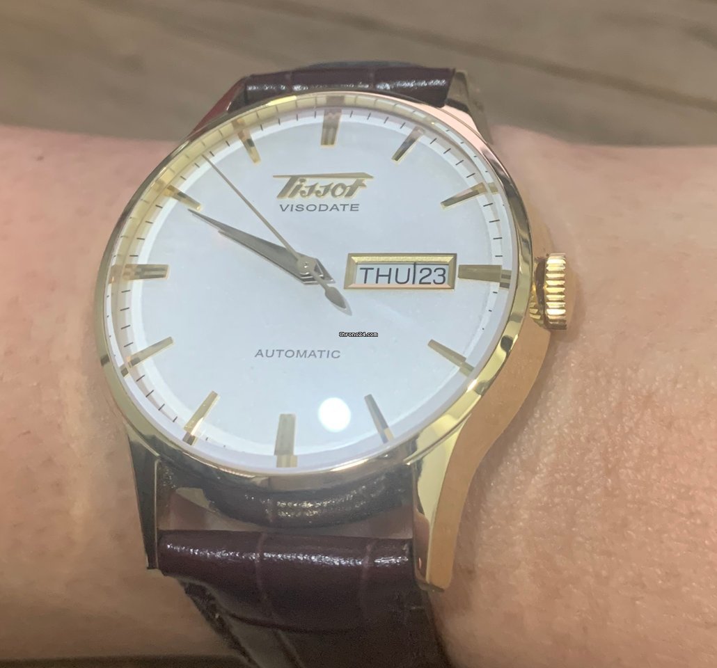 IMG_9081 Tissot Heritage Visodate Mens watch Unisex Automatic Steel T0194303603101 Replica 6