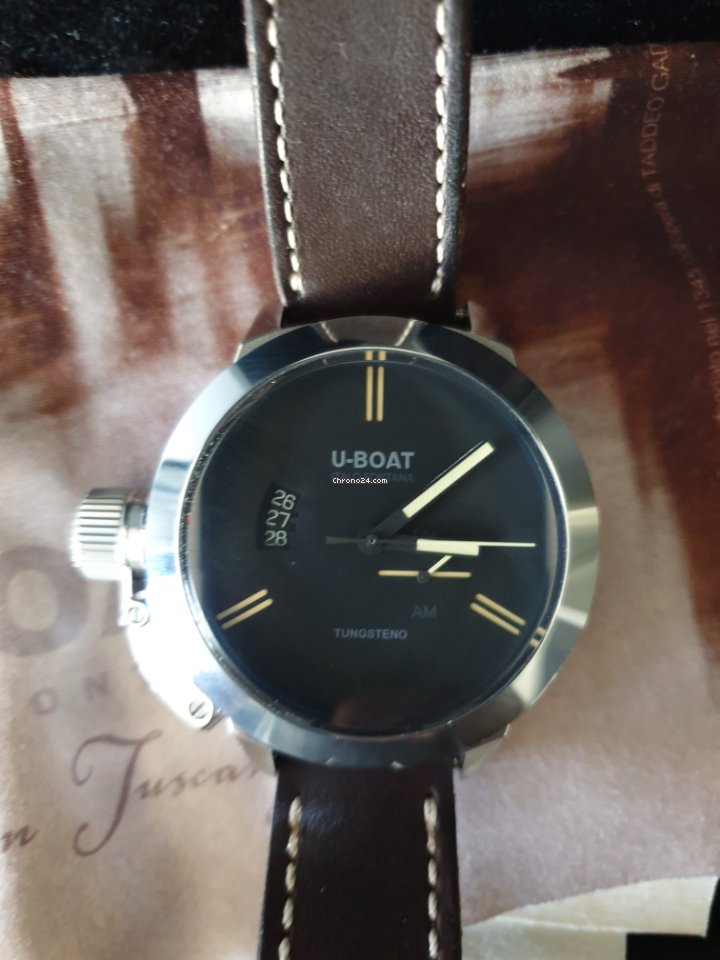 IMG_9081 U-Boat Classico Mens watch Unisex Automatic Titanium 8079 Replica 6