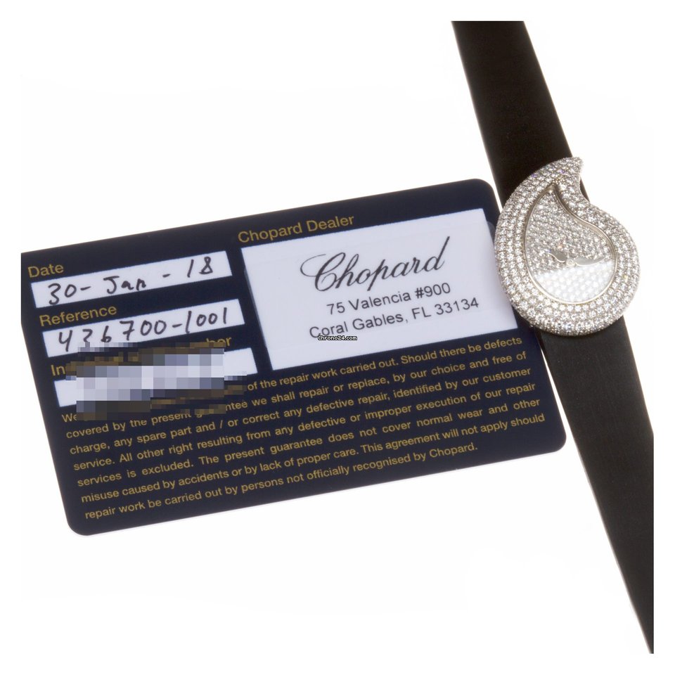 Chopard Quartz White gold 43 6700 Replica 6