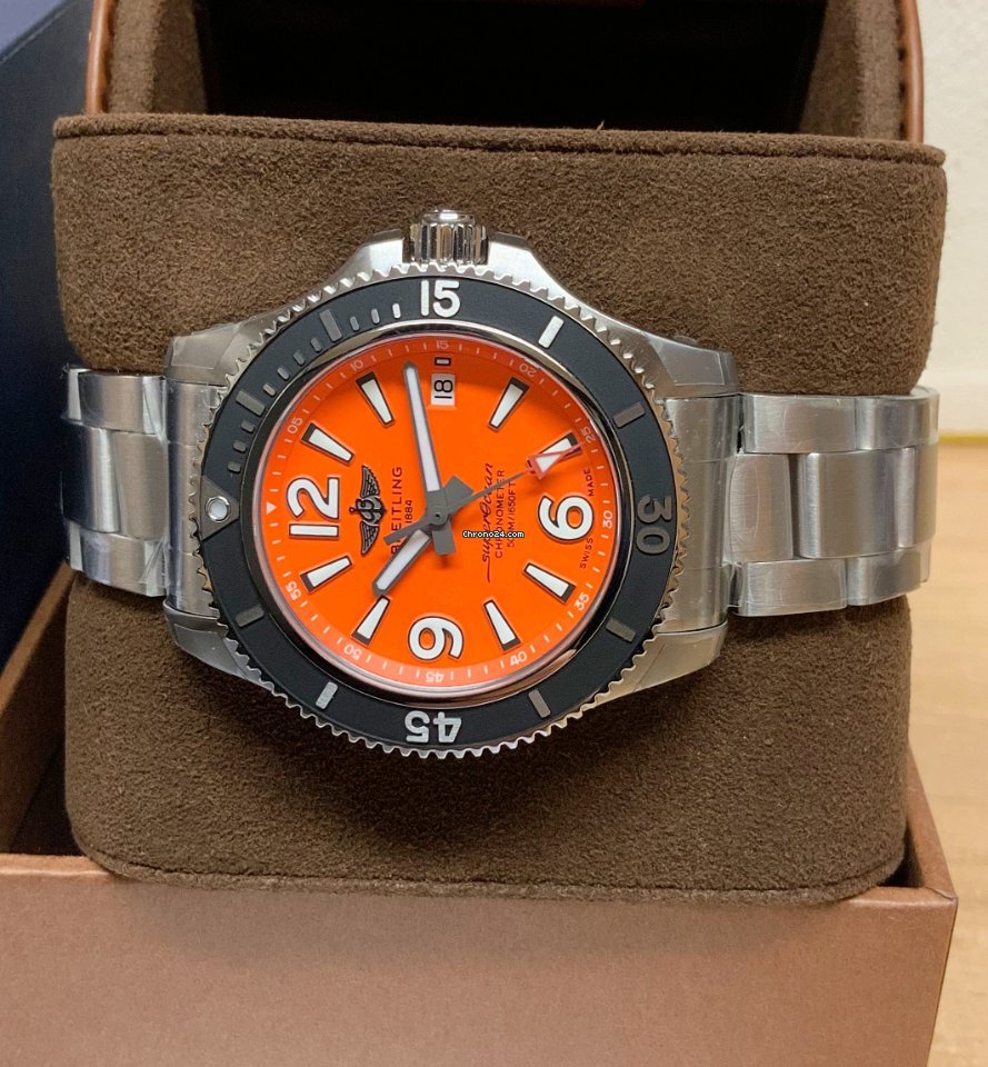 IMG_9081 Breitling Superocean 42 Mens watch Unisex Automatic Steel A17366D71O1A1 Replica 6