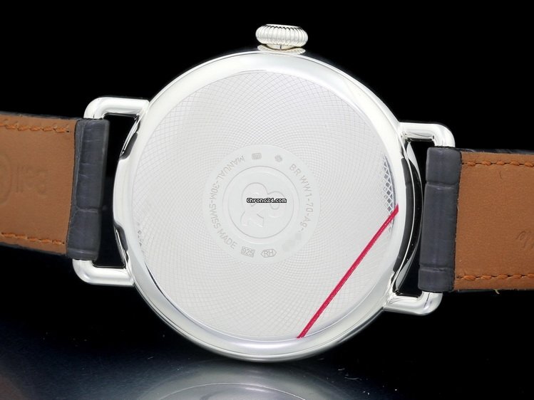 IMG_9081 Bell & Ross Vintage Mens watch Unisex Manual winding Silver BRWW1-ME-AG-OP-SCR Replica 6