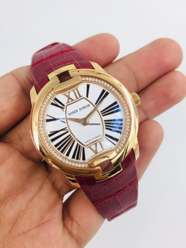 IMG_9081 Roger Dubuis Velvet Womens watch Automatic Rose gold RDDBVE0033 Replica 6