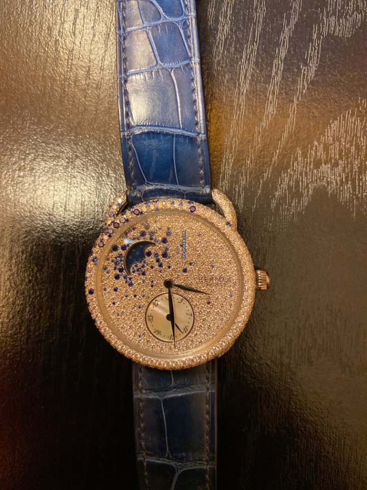 IMG_9081 Blancpain Leman Reveil GMT Mens watch Unisex Automatic White gold 2841-1542-53b Replica 6