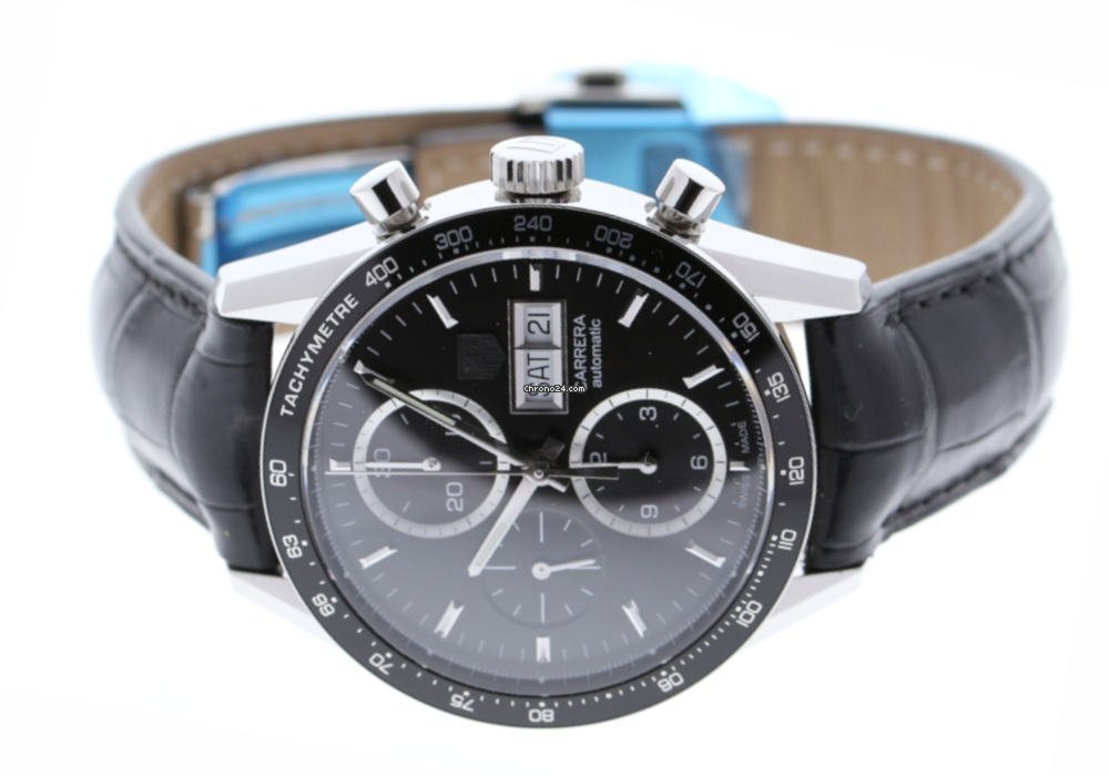 TAG Heuer Carrera Calibre 16 Mens watch Unisex Automatic Steel CV201AG.BA0725 Replica 6