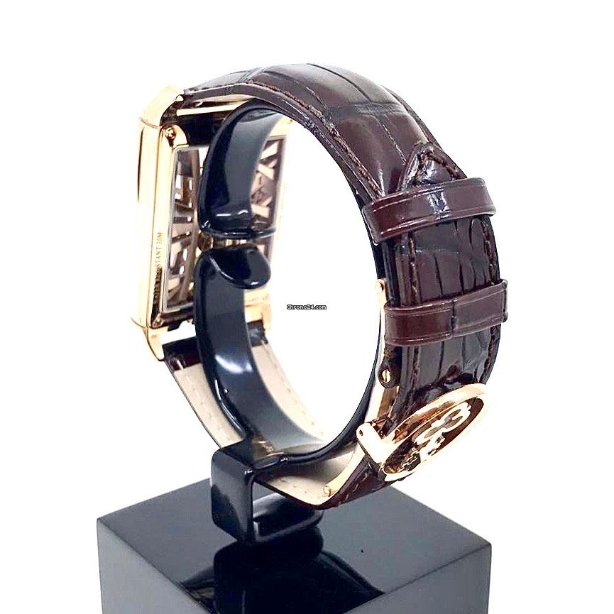 IMG_9081 Corum Golden Bridge Mens watch Unisex Manual winding Rose gold B113 03044 Replica 6