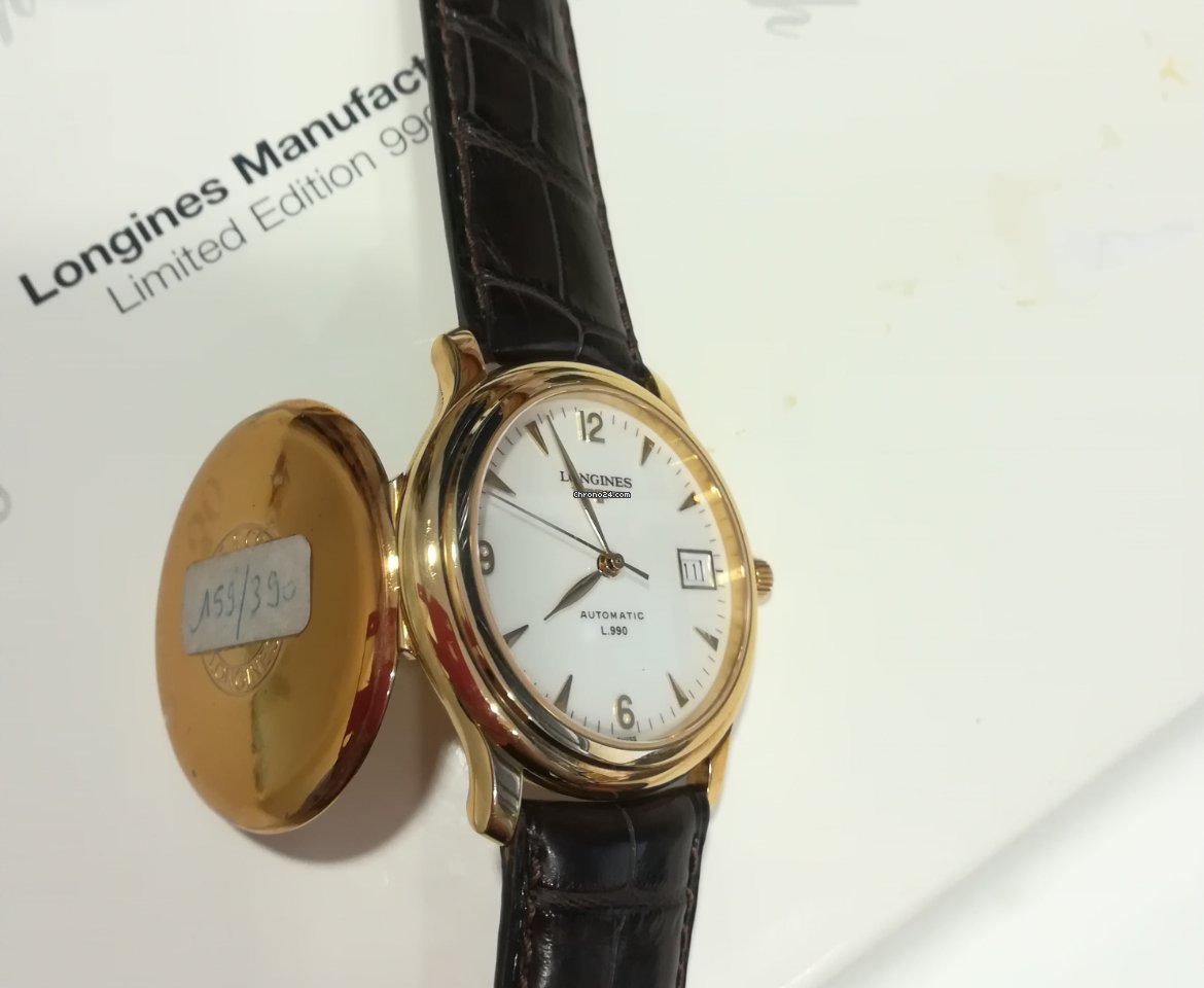 IMG_9081 Longines Mens watch Unisex Automatic Yellow gold L2.630.6 Replica 6