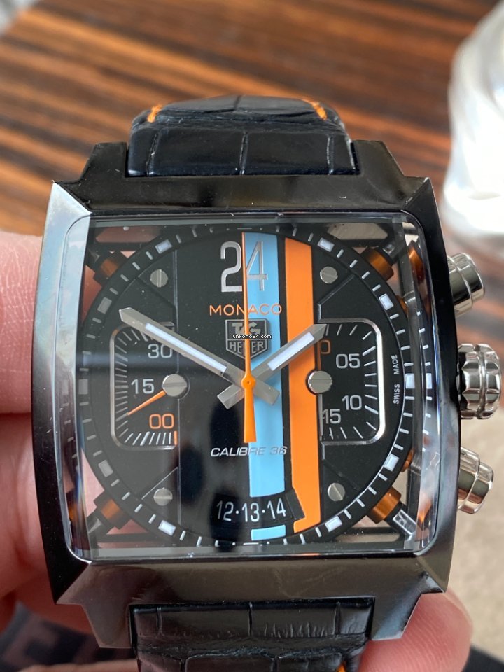 TAG Heuer Monaco Calibre 36 Mens watch Unisex Automatic Steel CAL5112 Replica 6