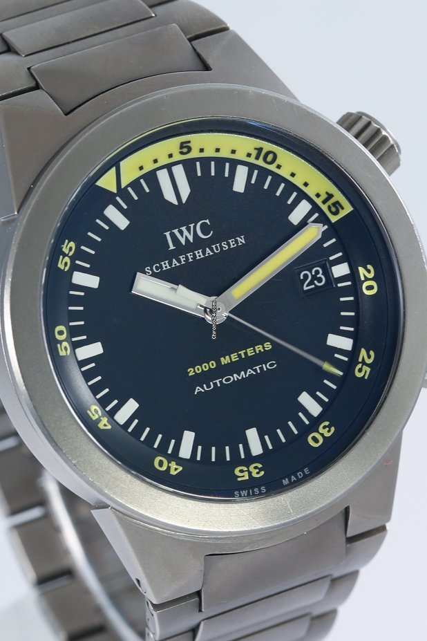 IMG_9081 IWC Aquatimer Automatic 2000 Mens watch Unisex Automatic Titanium IW353803 Replica 6