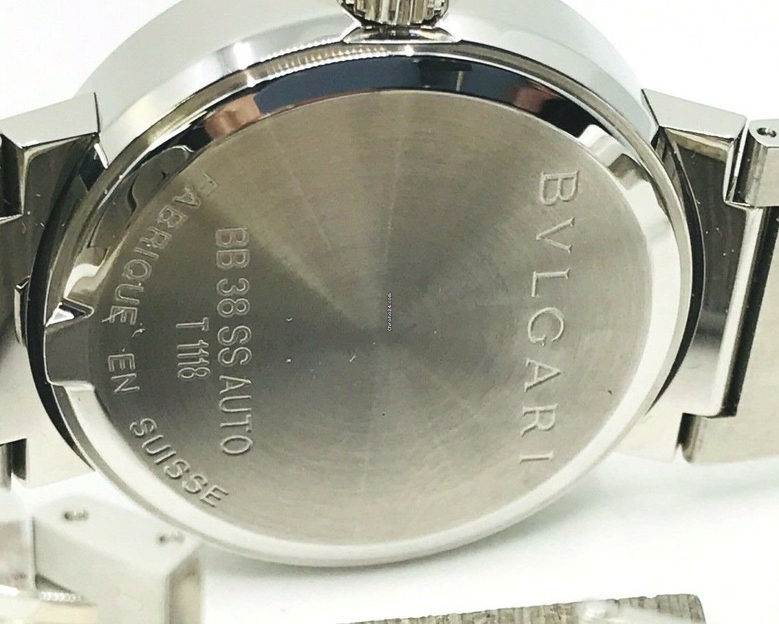 IMG_9081 Bulgari Bulgari Mens watch Unisex Automatic Steel BB38SS Replica 6