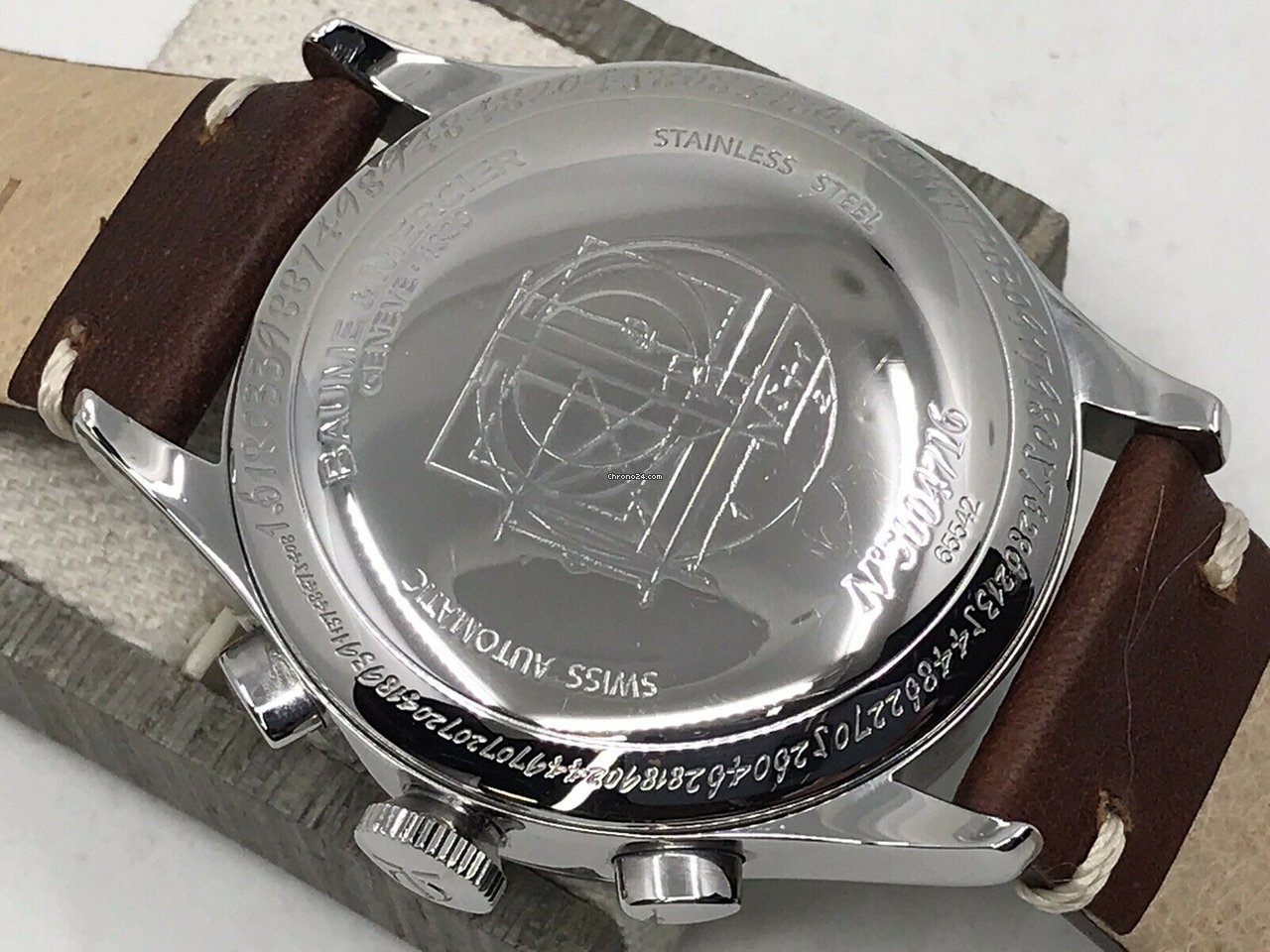 Baume & Mercier Capeland Mens watch Unisex Automatic Steel 65542 Replica 6