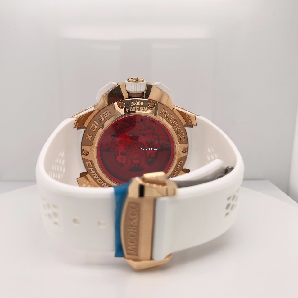IMG_9081 Jacob & Co. Mens watch Unisex Automatic Rose gold EC312.42.PB.RR.A Replica 6