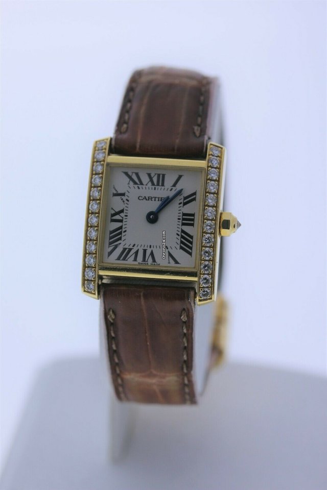 IMG_9081 Cartier Tank Francaise Quartz Yellow gold WE100151 Replica 6