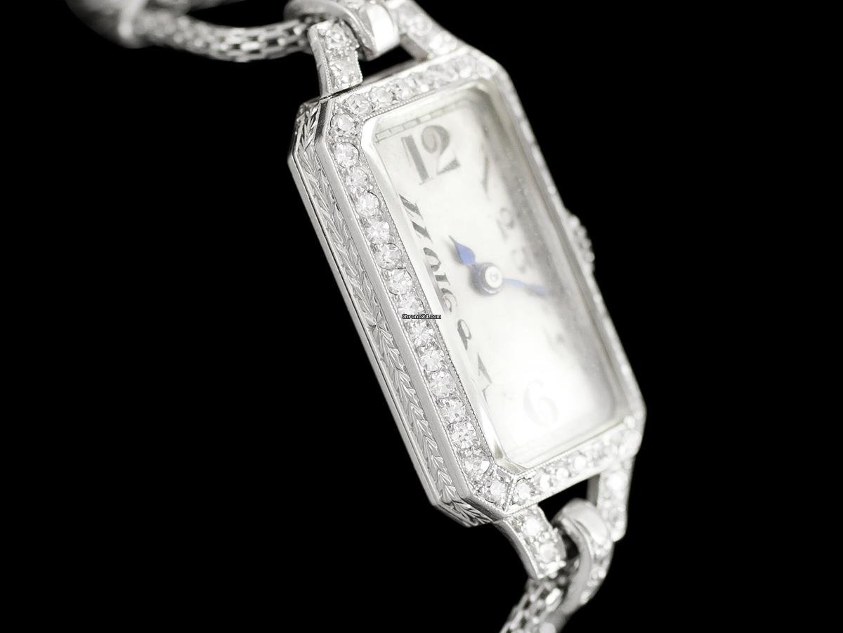 IMG_9081 Patek Philippe Vintage Womens watch Manual winding Platinum 7827R Replica 6