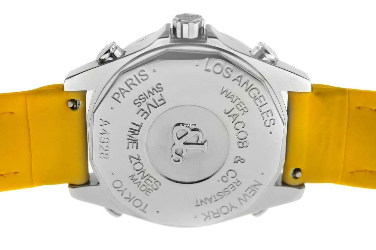 IMG_9081 Jacob & Co. Five Time Zone Mens watch Unisex Quartz Steel JC-M122 Replica 6